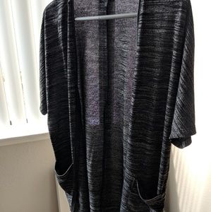 Black/Grey Cardigan